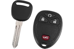 TUCKBOLD Keyless Entry Remote Key Fob for Chevrolet Silverado 1500 2500 3500 2007-2013 315Mhz OUC60270 4 Button Reusable | Un
