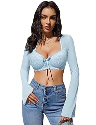 Avidlove Women's Sexy Contrast Lace Mesh Lingerie
