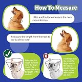 Kuoser Dog Cone Collar Soft Protective Recovery Neck Shield Blue M 28-36cm view 3