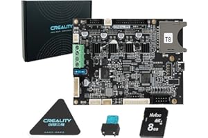 CREGRANT3D Creality Upgrade Ender 3 S1 Mainboard, 32 Bit Silent Mainboard, V2.4 Silent Board with TMC2208 Drivers, Including 8GB SD Card, Board Fuse. Just Fit for Ender 3 S1 and Ender 3 S1 Pro 3D Printer