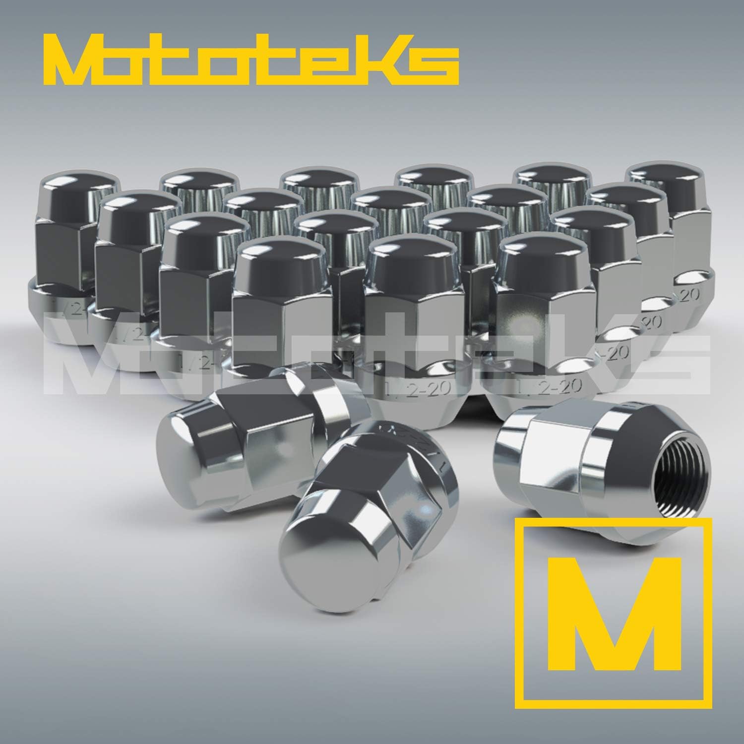 Motors Parts & Accessories Lug Nuts One Piece Solid Long Acorn 1/2