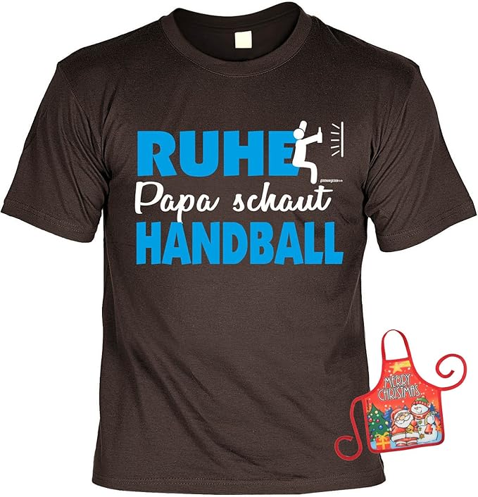Vater Set Lustiges Spruche T Shirt Minischurze Ruhe Papa Schaut Handball Papa Handball Shirt Witziger Scherzartikel Flaschenschurze Amazon De Bekleidung
