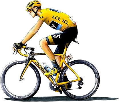 Chris Froome Tour De France 2015 Grusskarte Amazon De Burobedarf Schreibwaren