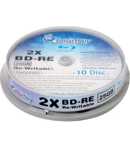 Amazon.com: Sony Blu-ray Rewritable Disc for PC Data | BD-RE 25GB