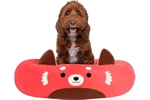 Squishmallows Original 30-Inch Cici The Red Panda Pet Bed - Large Ultrasoft Official Plush Pet Bed for Dogs and Cats