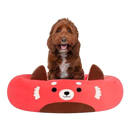 Squishmallows Original 30-Inch Cici The Red Panda Pet Bed - Large Ultrasoft Official Plush Pet Bed for Dogs and Cats