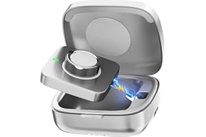 PARBTG Compatible Charging Case for Oura Ring Gen 3 & 4 Official Charger, Portable Charger Box with 1000mAh Capacity, Fits All Ring Sizes, 30-Day Runtime (Official Charger Not Included)