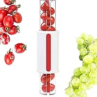 bingxqiso 1 Pcs Fruit Vegetable Cutter Grape Slicer ?tomato slicer grape slicer fruit salad slicer cherry slicer random…
