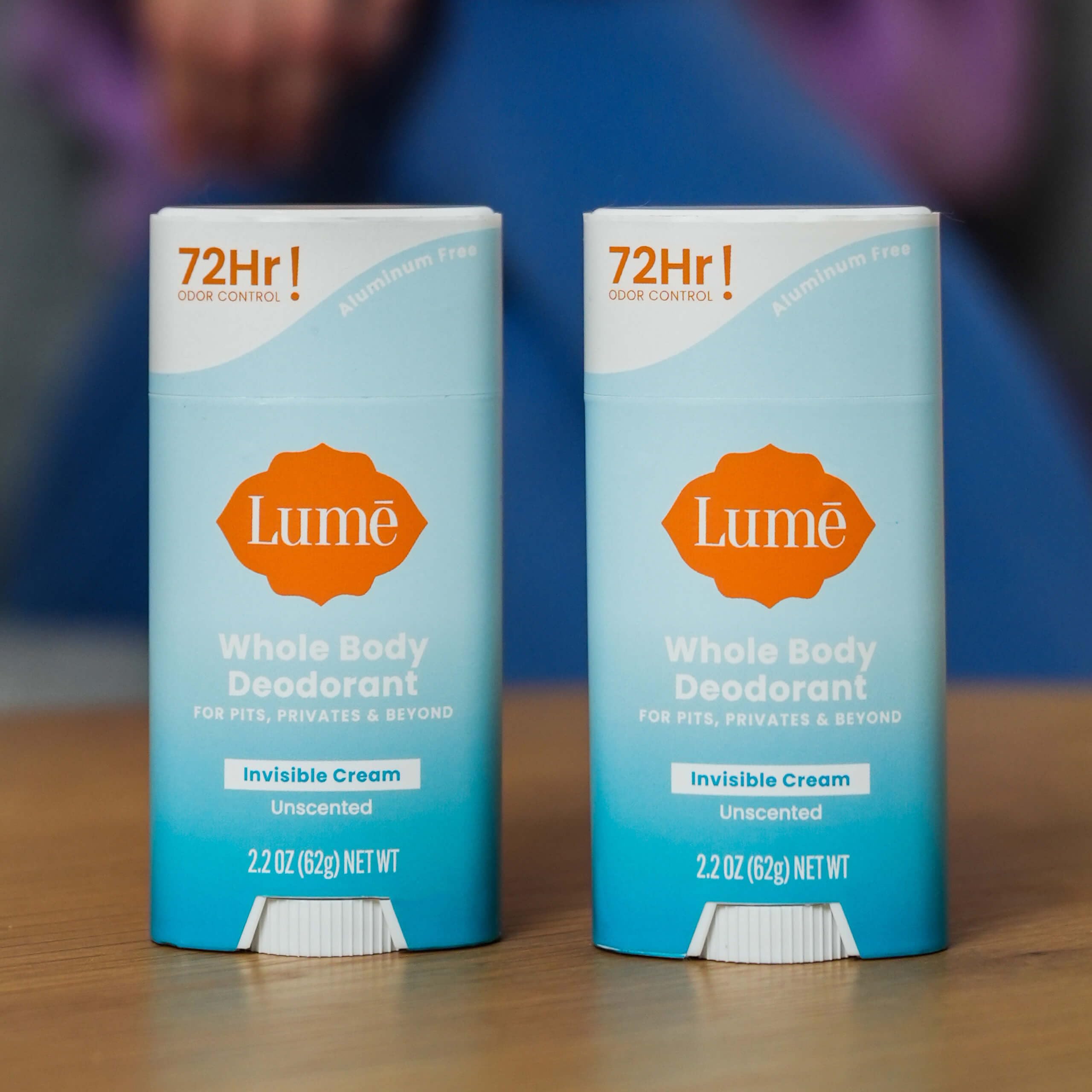 Lume Whole Body Deodorant Invisible Cream Stick 72 Hour Odor