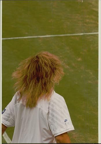 Vintage Photo Of Andre Agassi S Long Hair Amazon Ca Home Kitchen