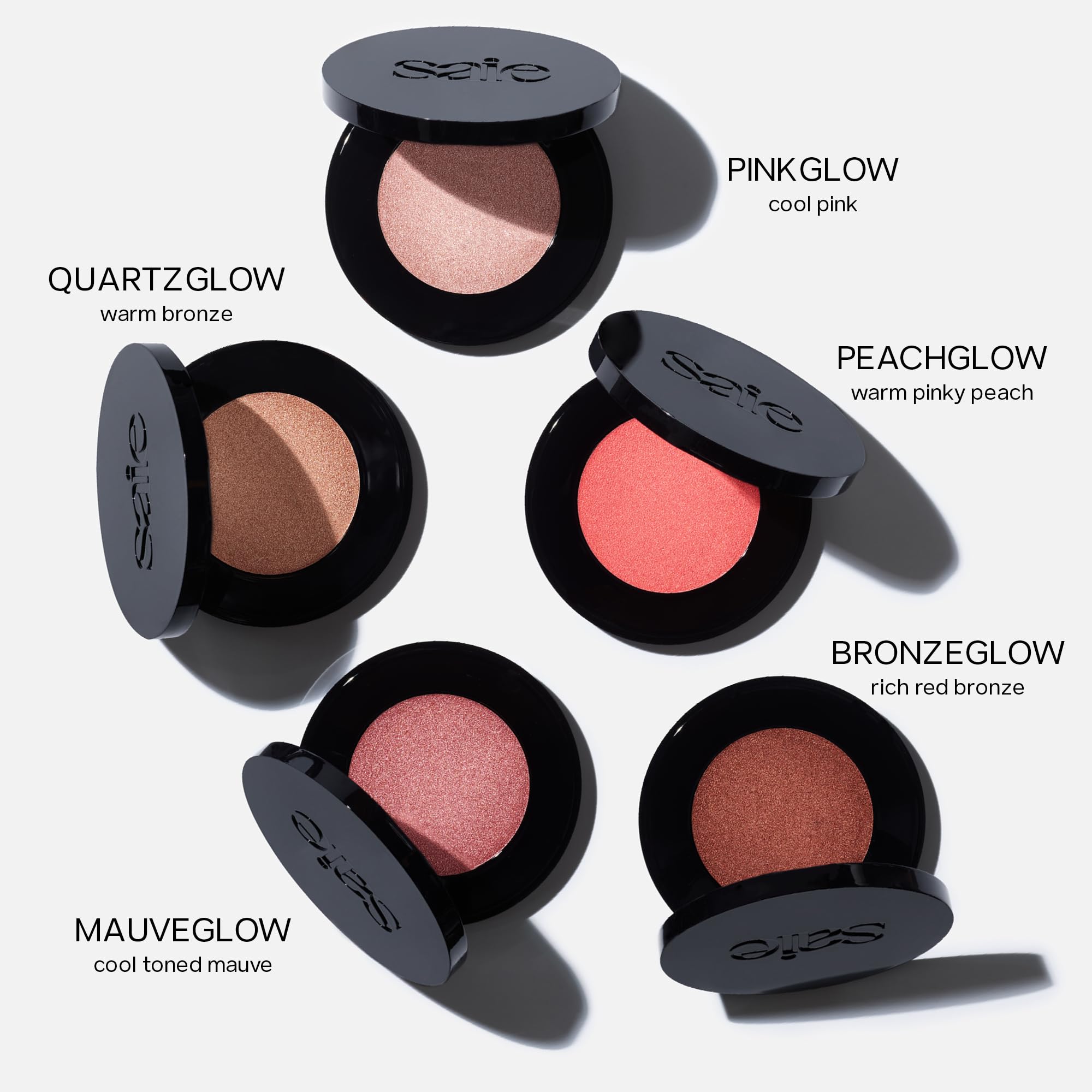Saie Glow Sculpt Multi-Use Highlighter + Cream Blush - Lightweight Highlighter Makeup with Hyaluronic Acid + Micropearl for Radiant, Glowing Skin - Mauveglow (.02 oz)