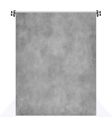 YongFoto 8x8ft Grunge Backdrop Solid Color Vintage Backdrops For Photography Shabby Blurry Concerte Wall Rustic Grey Floor Interior Vinyl Photo Background Kids Adults Portraits Studio Props - View #11