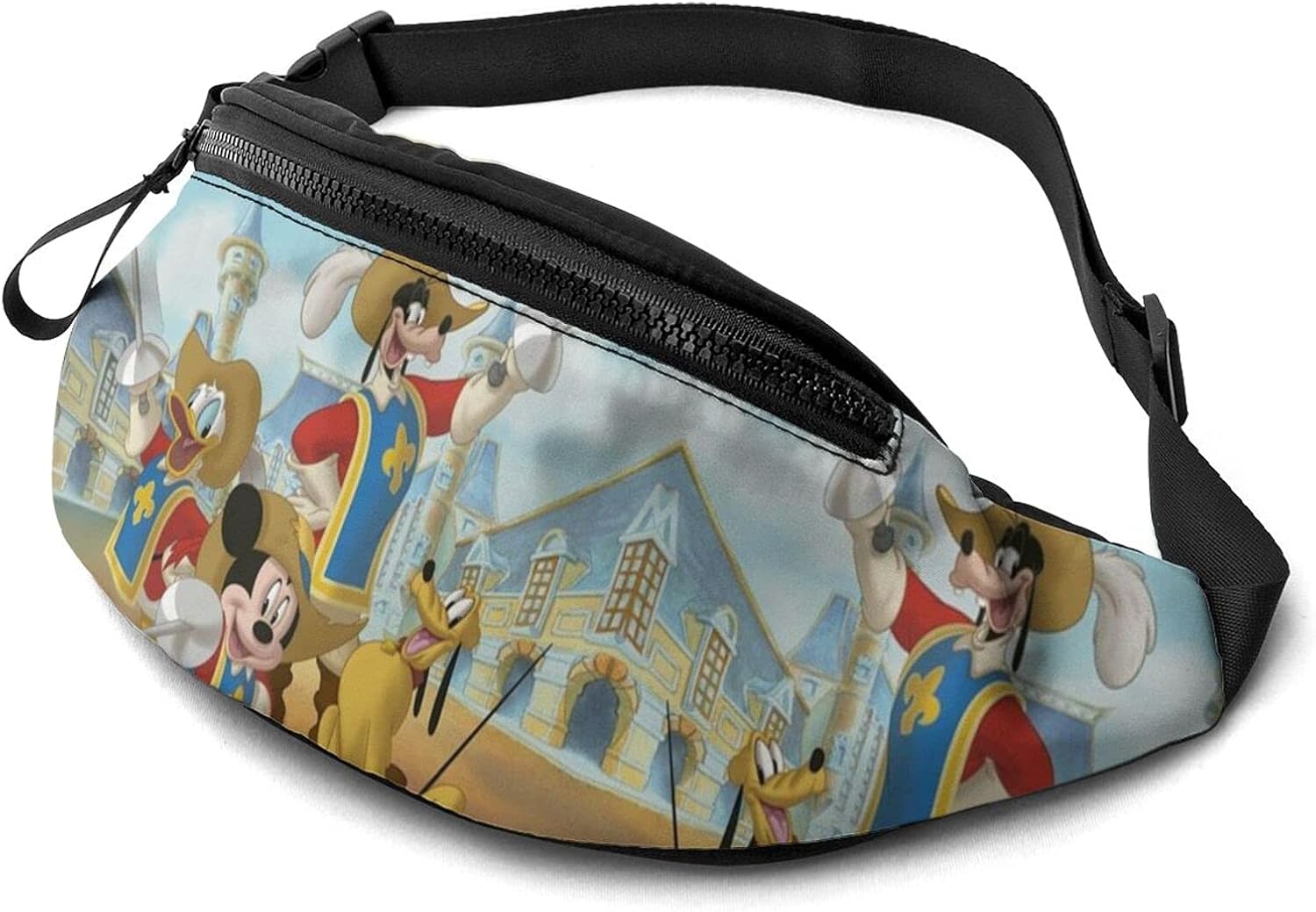 Mickey Mouse Minnie - Bolsillos para hombre y mujer para deportes al aire libre, fitness, correr, bicicletas, cinturón elástico ajustable, gran capacidad