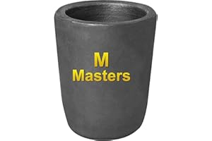 Molten Masters #12-14KG Premium Black Silicon Carbide Graphite Crucibles Cup Furnace Torch Melting Casting Refining for Aluminum, Gold, Silver, Copper, Brass Withstand 1800 ℃/3272℉