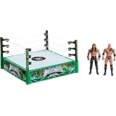 Mattel WWE Bloodline Rules Playset with The Rock &amp; Roman Reigns Figures | WWE Playset with Ring &amp; 2 Action Figures, Includes The Rock &amp; Roman Reigns 6-inch Superstar Collectibles