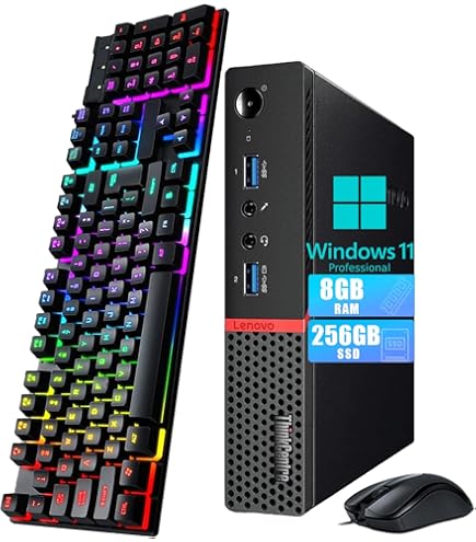 Amazon.com: Lenovo ThinkCentre M910q Tiny Desktop Computer Mini PC