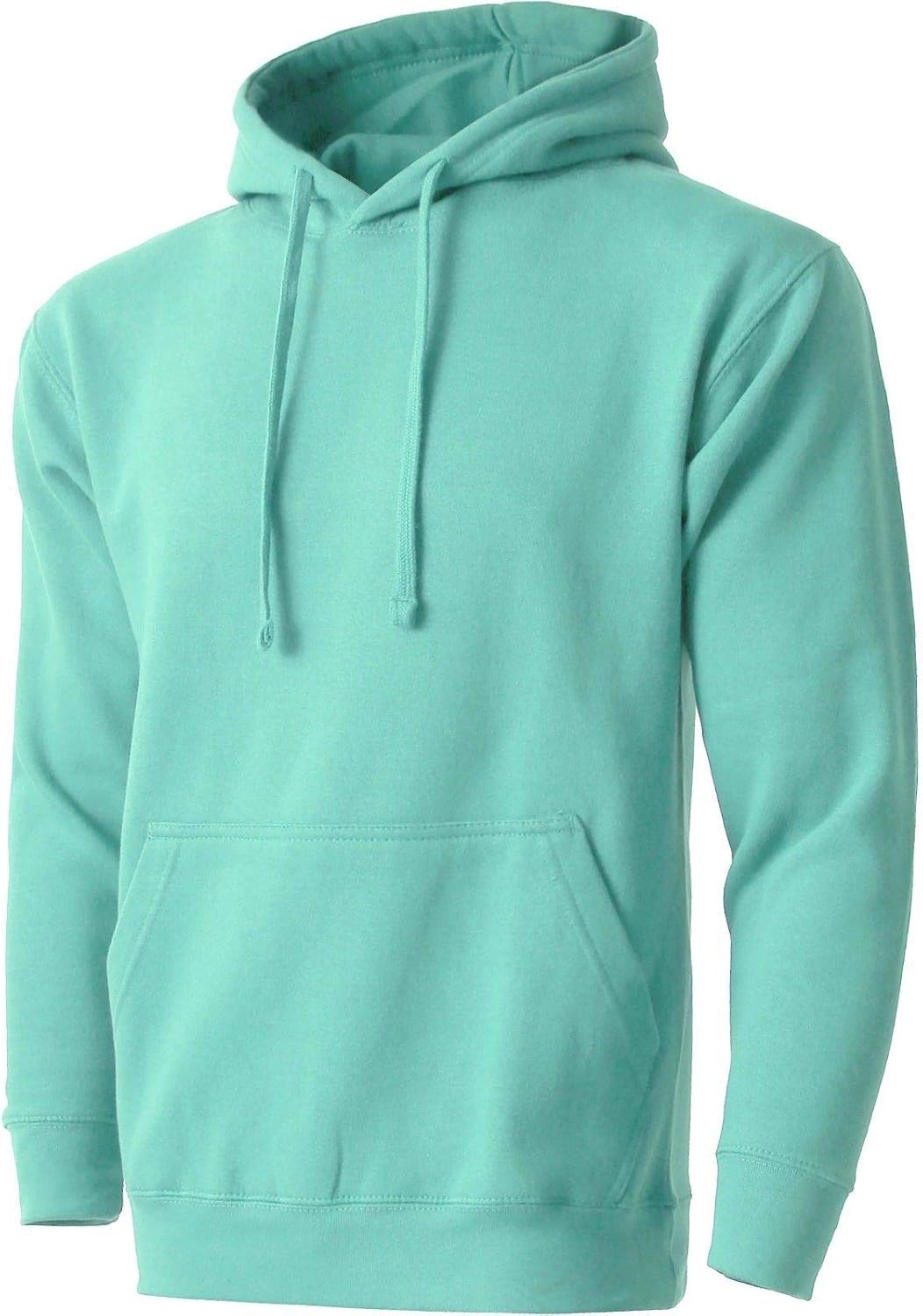 Peppermint Store (S) Aqua Men's Pullover Fleece Casual Hoodie ...