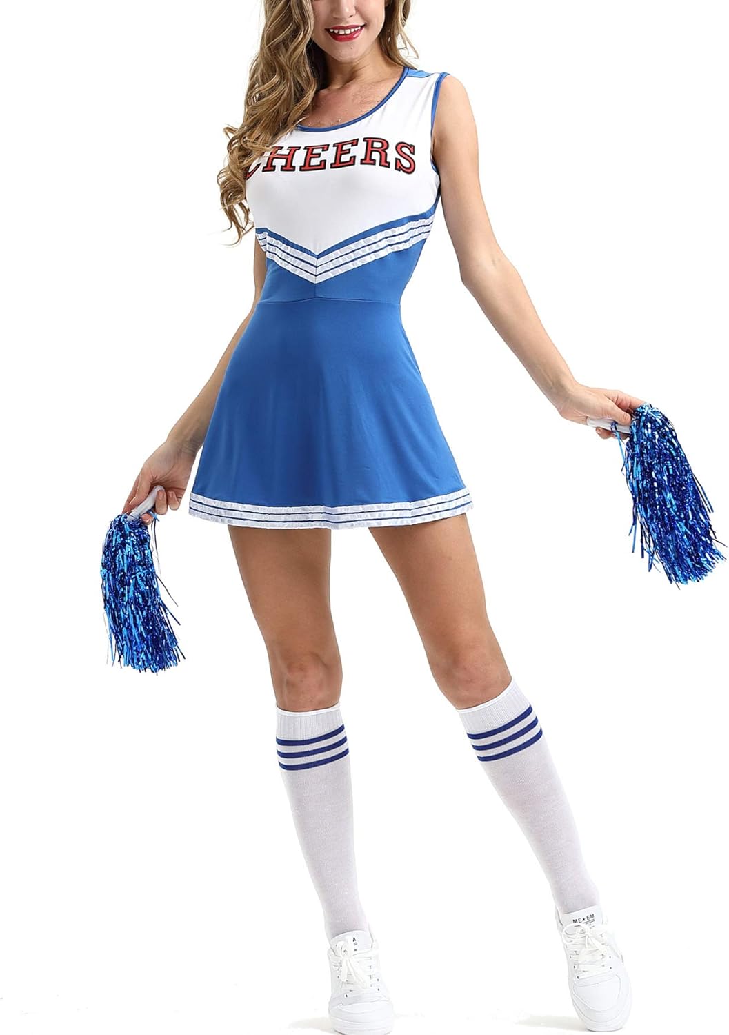 Fantasia de líder de torcida para meninas, escola, musical, uniforme de torcida, vestido de Fantasia de líder de torcida para meninas, escola, musical, uniforme de torcida, vestido de