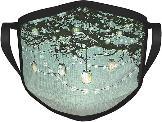 xmy - Bufanda reutilizable para la cara, decoración del hogar