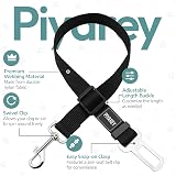PIYAREY Dog Seat Belt Adjustable Car Harness Small Black view 4