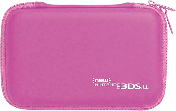 New3ds Ll対応 スリムハードポーチ For Newニンテンドー3ds Ll ピンク Amazon Es Videojuegos