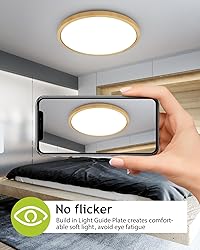1PACK Flush Mount LED Ceiling Light Fixture