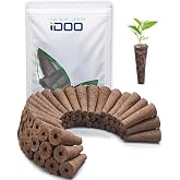 iDOO Growth Sponges 60 Pcs, Replacement Hydroponics Sponges Compatible with AeroGarden LYKO and All Indoor Hydroponics Growing System Indoor Garden (Except ID-IG201) Hydroponics Supplies