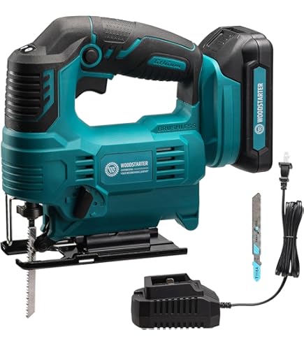 MAKITA 4351FCTJB Jigsaw 720W Black Edition with 6 Blades in