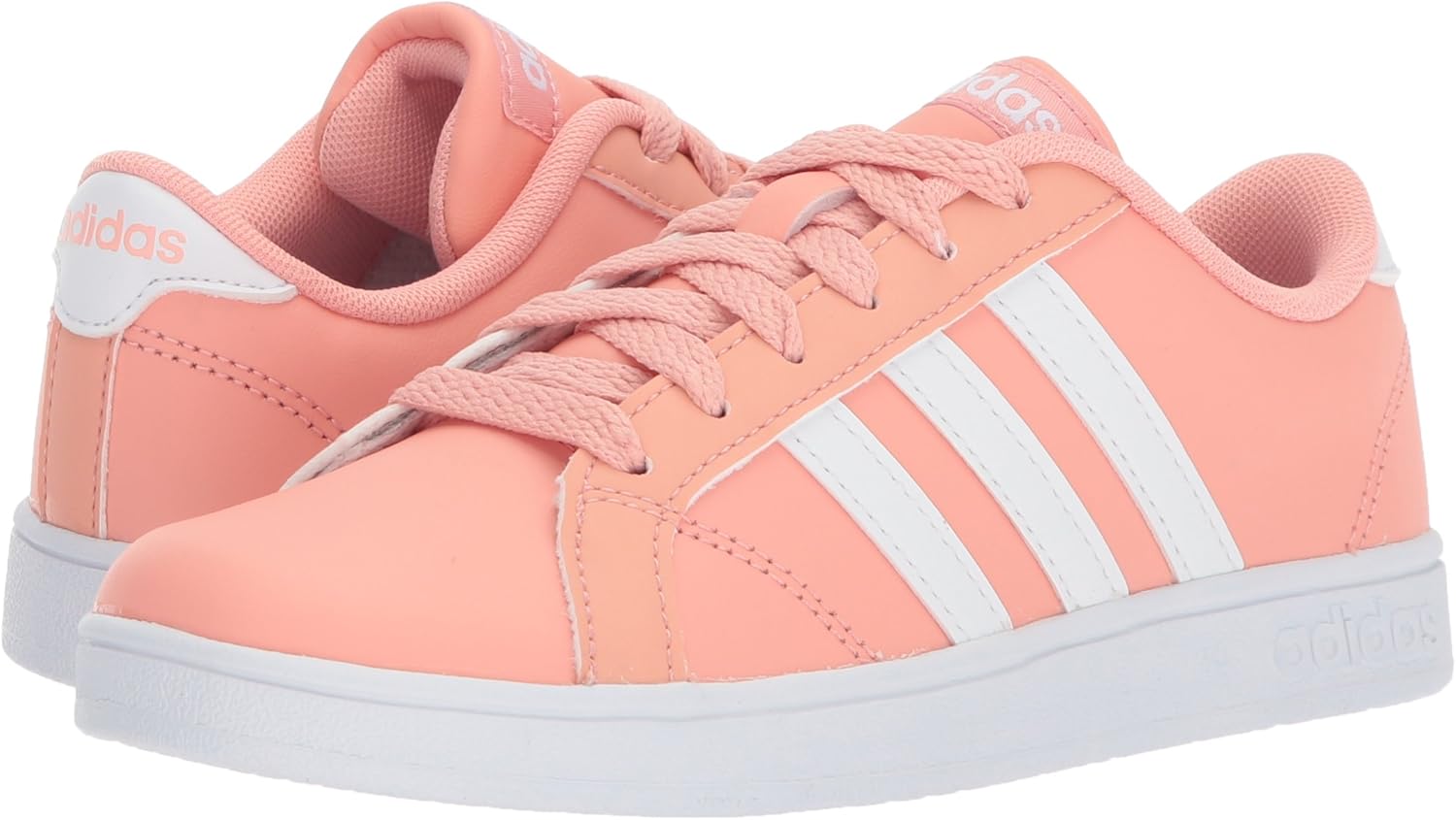adidas baseline youth sneaker rose gold
