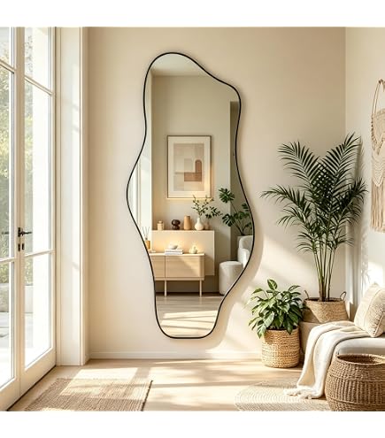 Amazon.com: NORTH KAISER LED Wall Mirror - Asymmetrical Light Up