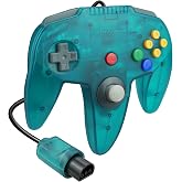 Hyperkin "Captain" Premium Controller for N64 (Turquoise) - Nintendo 64 | Premium Retro Gamepad with 10 ft. Cable