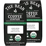 The Bean Coffee Company Aloha Bean (Hawaiian Hazelnut), Organic Ground Bean, 16-Ounce Bags (Pack of 2)