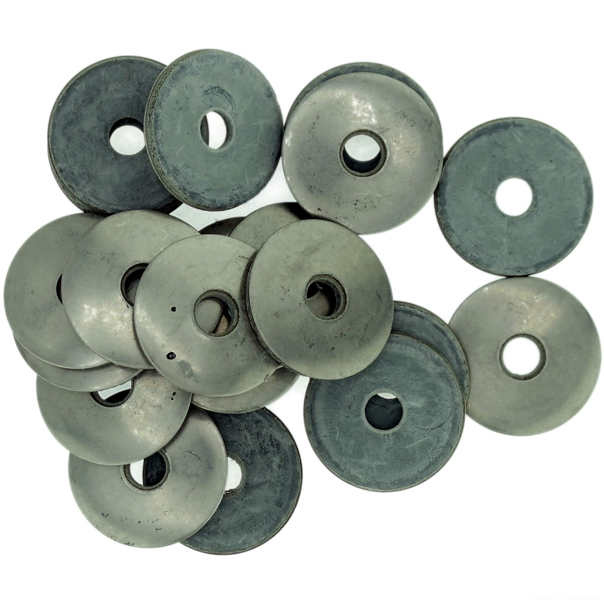 D6.8 (6.8mm x 16mm) Sealing Washer (Grey EPDM) - Stainless Steel (A2) (Pack of 20) โ image 1
