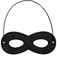 Cute Black Super Hero Eye Masks for Little Boys Kids Party Cosplay Halloween Accessory Black