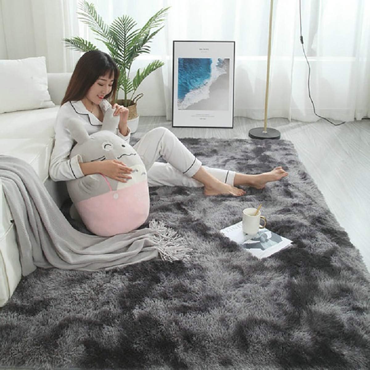 light grey nursery rug