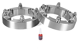 Richeer 2 PCS 1.5 inch 4x156mm ATV Wheel Spacers for Polaris 2014+ RZR XP 1000 2015+ RZR 2013+ Ranger, Wheel Spacers 4/156 wi