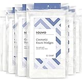 Amazon Brand - Solimo Cosmetic Foam Wedges 32 ct (Pack of 6)