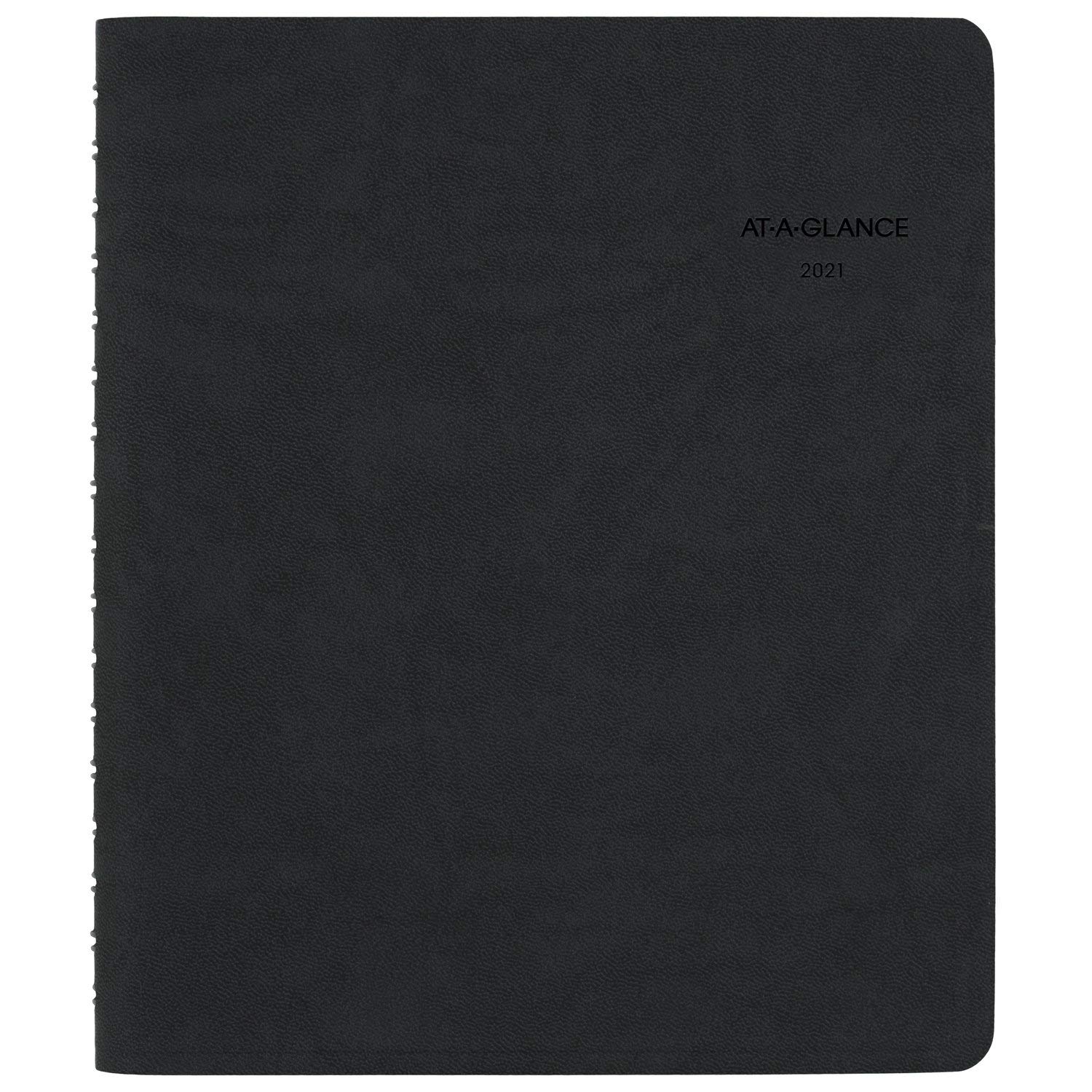 2021 Daily Appointment Book & Planner by AT-A-GLANCE, 6-1/2" x 8-3/4", Medium, The Action Planner, Black (70EP0305)