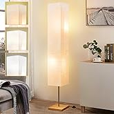 GyroVu 65" Floor Lamp for Living Room, Color Temperature Adjustable Standing Lamp for Bedroom, Corner Floor Lamp for Office& 