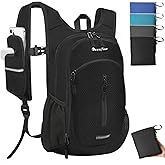 Seektop Expandable Small Hiking Backpack 12L-15L Lightweight Packable Waterproof Daypack with Phone Pocket for Women Men