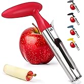 SCHVUBENR Premium Apple Corer Tool - Easy to Use and Clean - Sturdy Apple Core Remover with Sharp Serrated Blades - Stainless