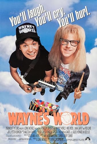 Wayne's World Original Movie Poster. 1992 at Amazon's Entertainment Collectibles Store