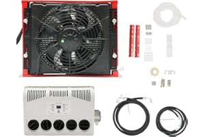 BJTDLLX 12V Air Conditioner, Split Type 11000 BTU Truck Cab Air Conditioner for Semi Trucks Bus Caravan, AC Unit Electric Mini Split Cooling Rapidly RV Air Conditioners