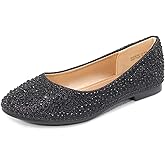 DREAM PAIRS Girls Dress Shoes Slip on Ballerina Flats for Wedding/Party