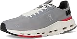 On Men's Cloudnova Form 2 Sneakers, Fog | Red, 10