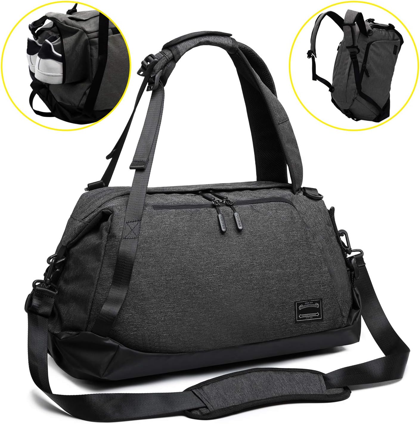 best travel duffel bag with backpack straps