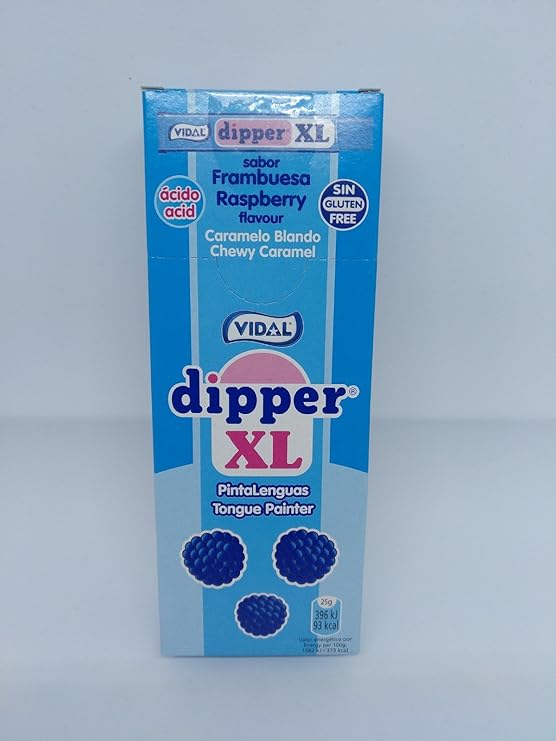 DIPPER XL FRAMBUESA - PINTALENGUAS - 15 UNIDADES - VIDAL: Amazon.es: Alimentación y bebidas