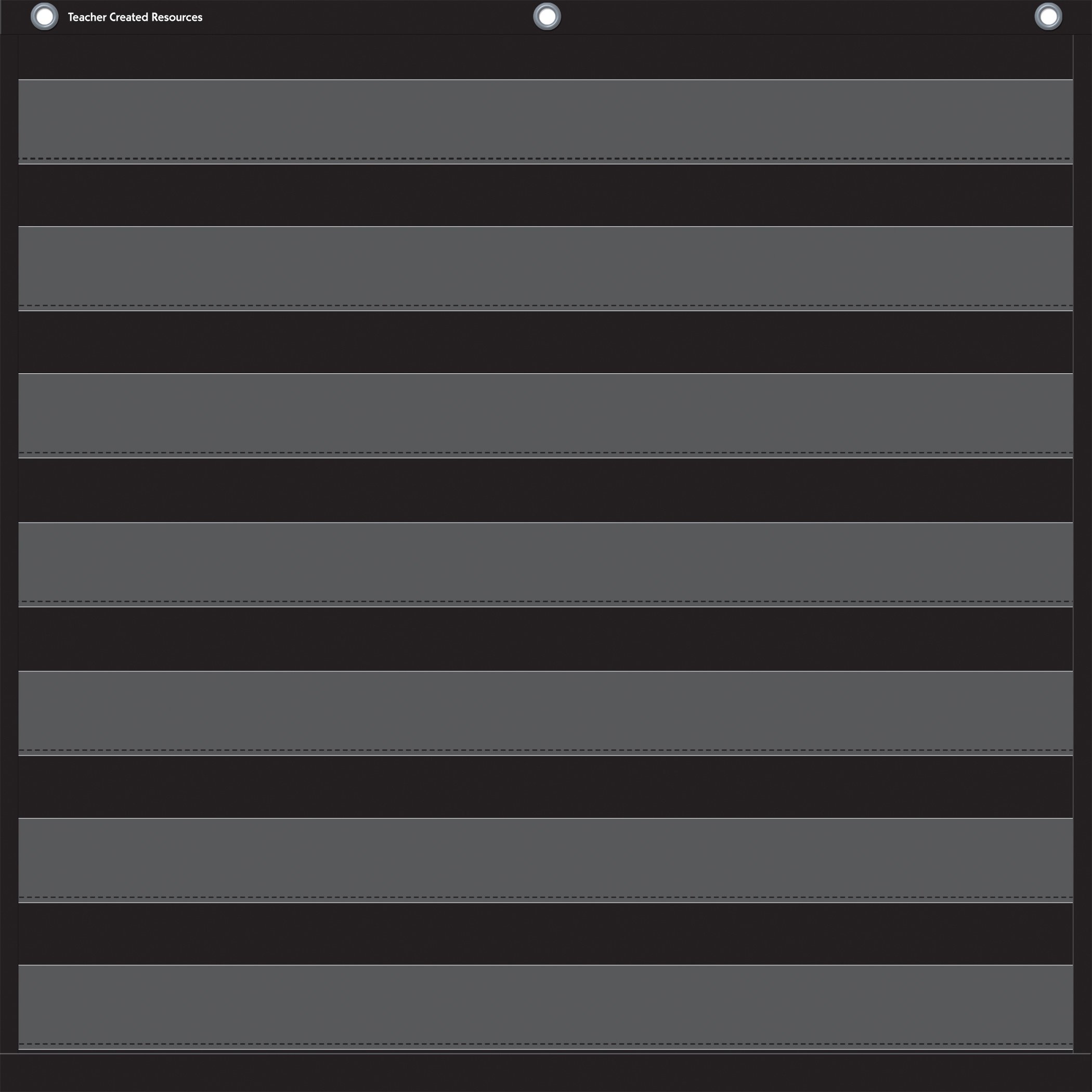 Teacher Created Resources Black 7 Pocket Chart (20740)