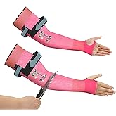 Schwer AIR-SKIN ANSI A6 Cut Resistant Arm Sleeves for Men & Women S901-P, Non-PFAS Arm Protectors for High Risk Work, Arm Protectors for Thin Skin, Gardening Sleeves for Farming, Lightweight