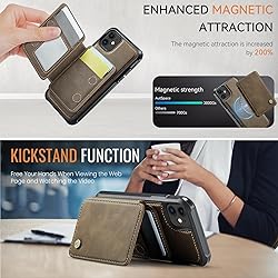 Usroom Compatible with Magsafe for iPhone 11 Wallet